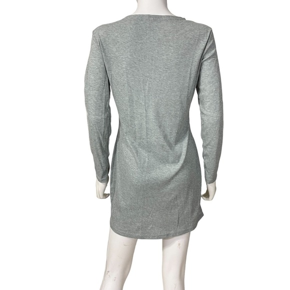 Grey Long Sleeve Front Zipper Dress Size M
New - Picture 5 of 7